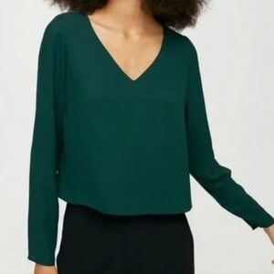 Babaton Green Blouse